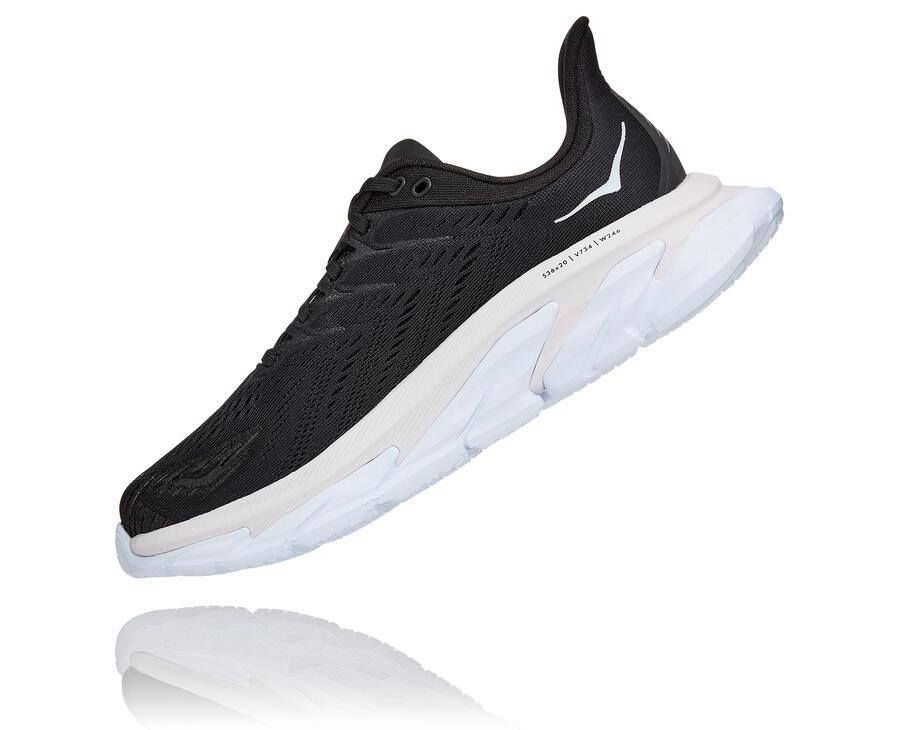 Tenis Hoka One One Hombre Negros/Blancos - Clifton Edge - SAQW84312